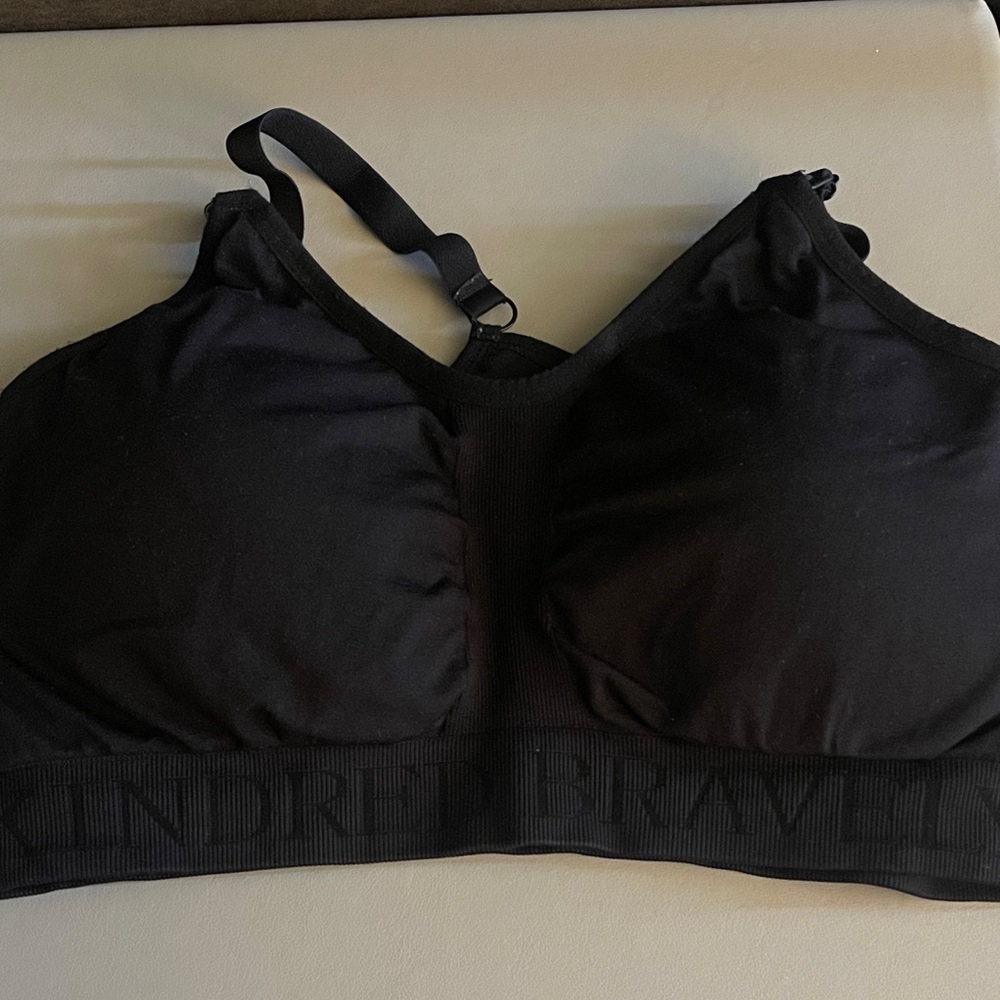 Kindred Bravely Midnight Black Nursing Bra
